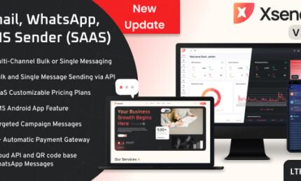 ✅ XSender – Bulk Email, SMS & WhatsApp Messaging Web Application