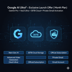 Google AI Ultra² Launch Offer – Gemini Pro + Veo3 Ultra + 30TB Cloud by MFA Tools